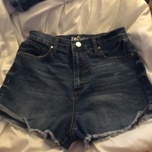 High waisted shorts